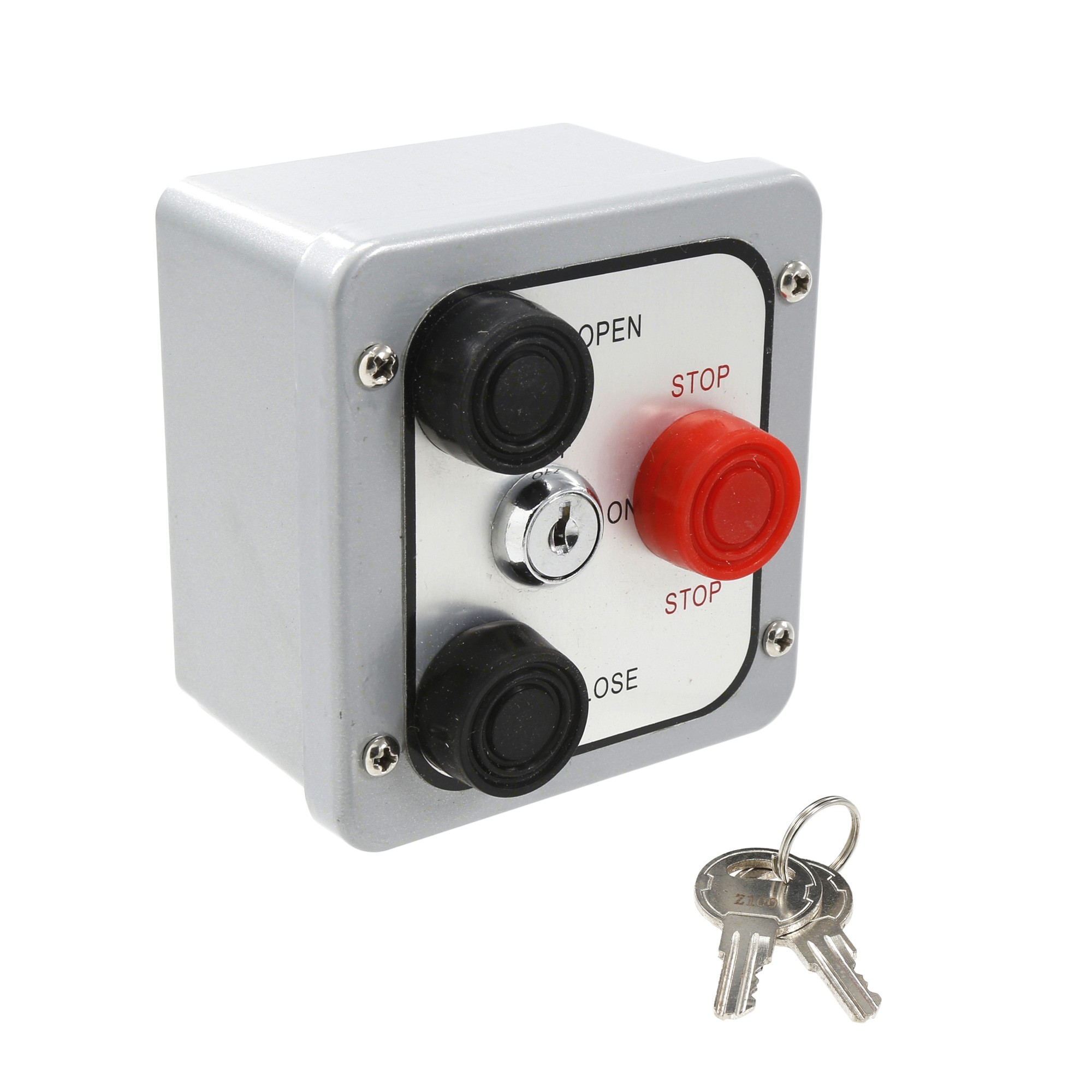 NEMA 4 Three Button Exterior Control With Lockout Surface Mount (Open