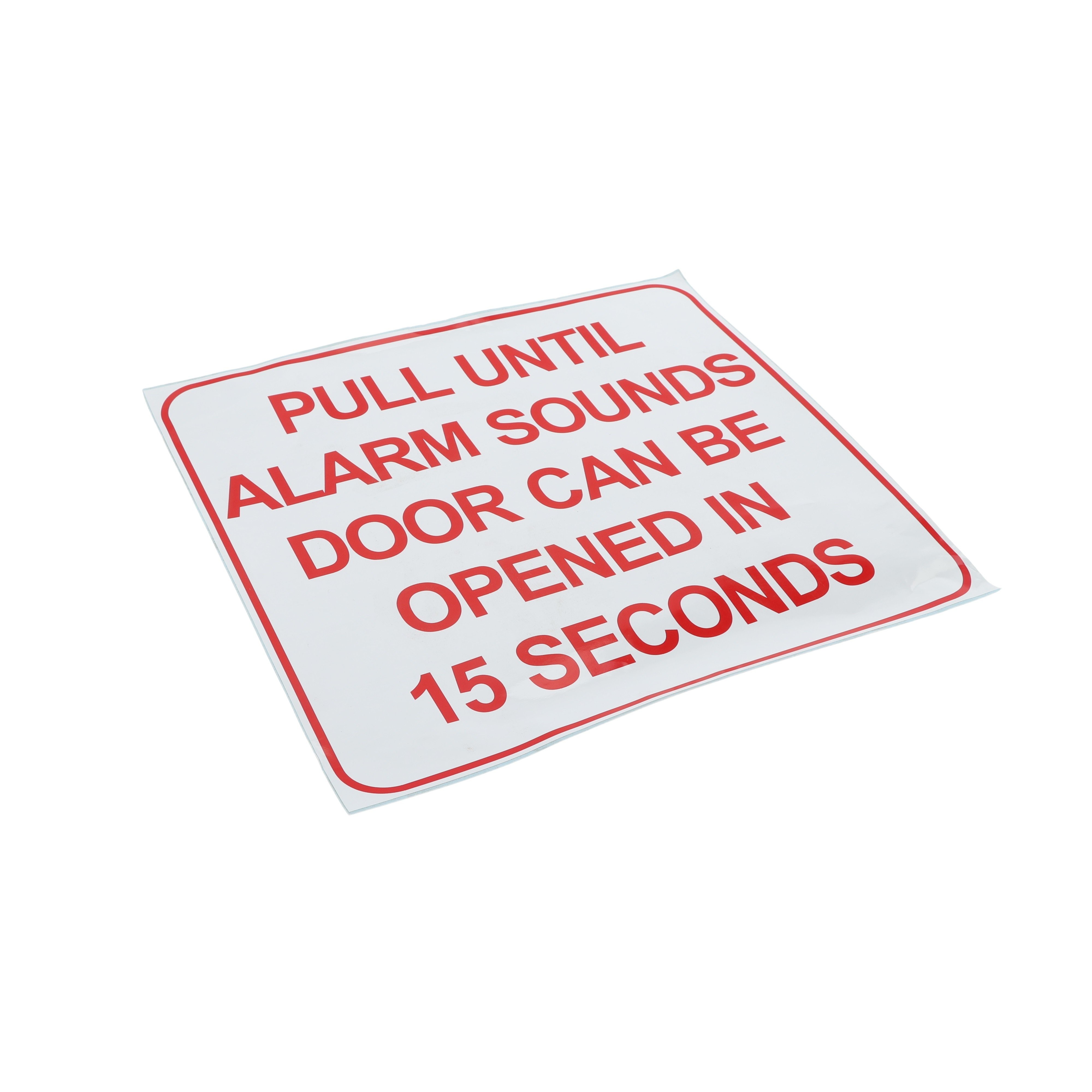 BEA Signage for Delayed Egress Doors - 50-0336 - Gate Opener Safety