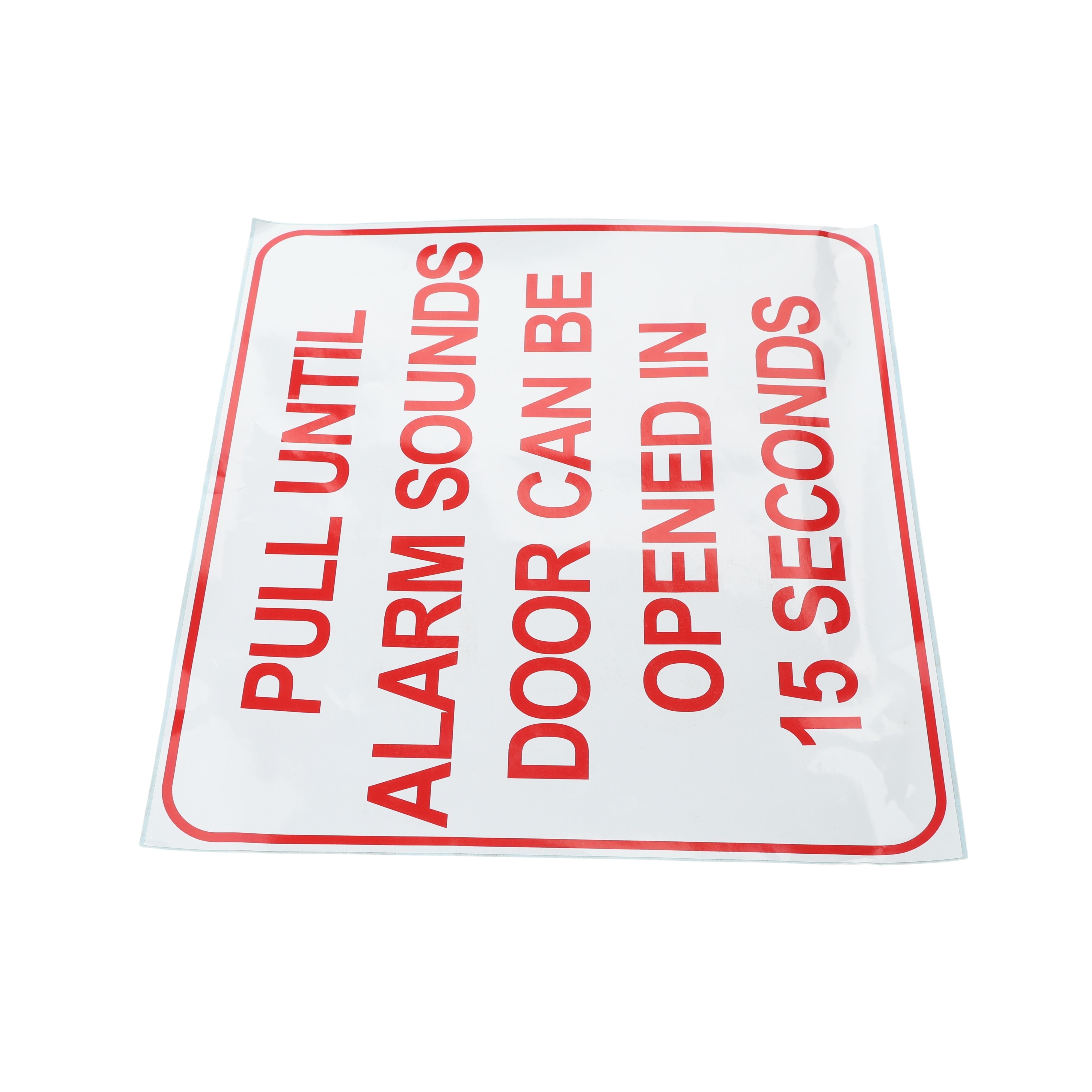 BEA Signage for Delayed Egress Doors - 50-0336 - Gate Opener Safety