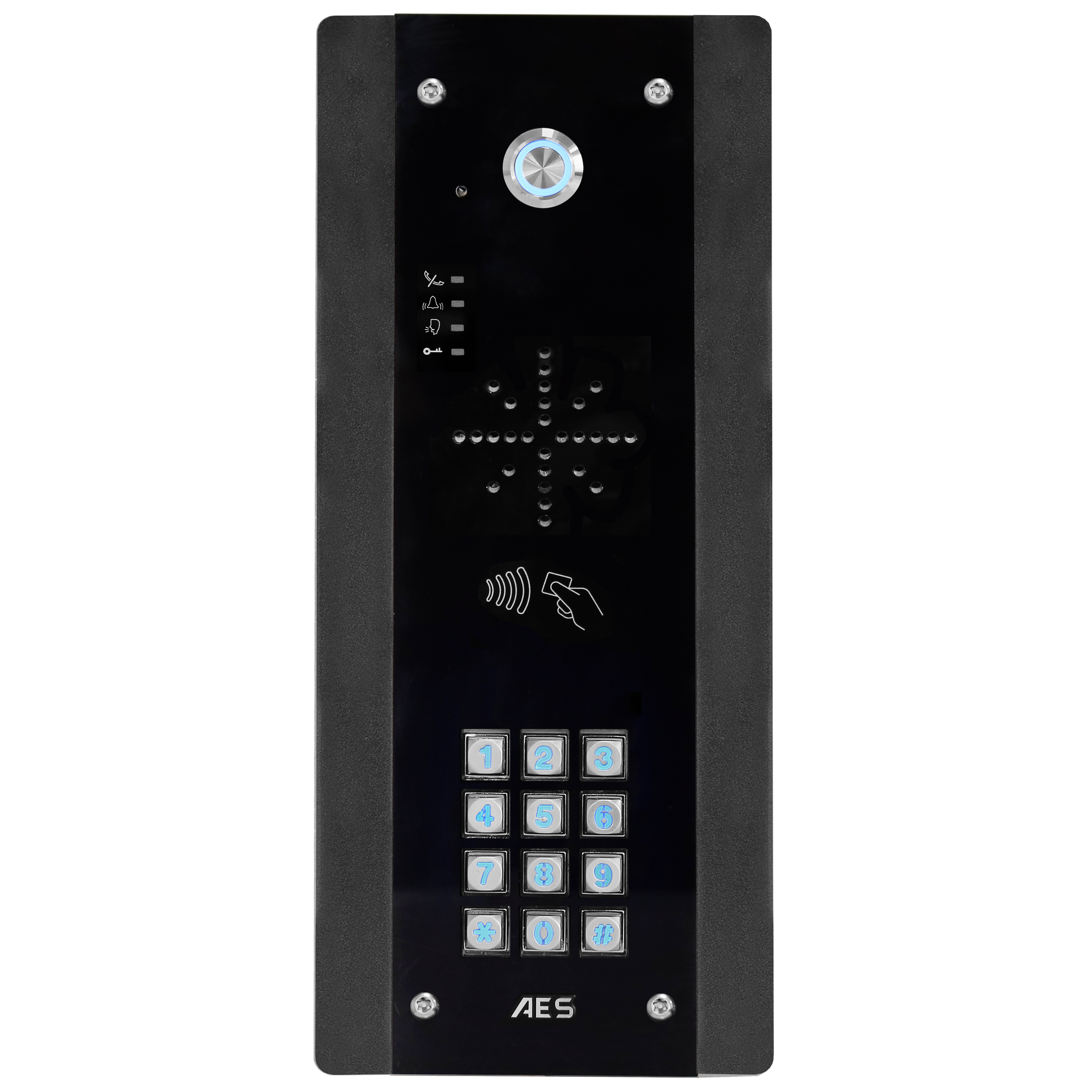 AES 1-Button Prime EDGE 4G Cellular Callbox with Keypad & Proximity ...