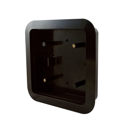 BEA 6" Square, Flush Mount Box Assembled w/ 2 Brass Inserts