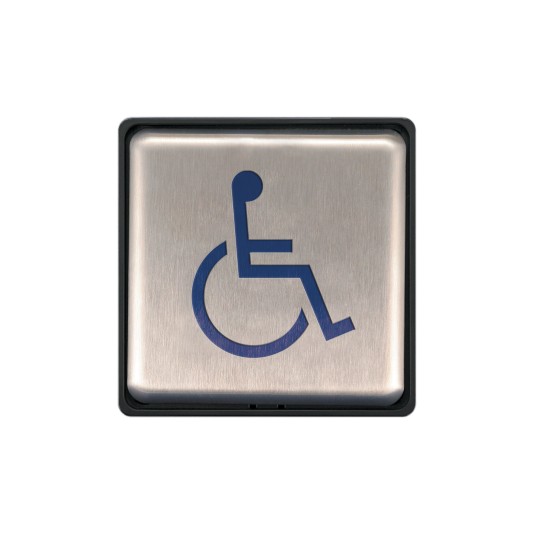 BEA 900Mhz 4.75" Square Panther Plate - Accessibility Logo Only - 10EMS475L-900