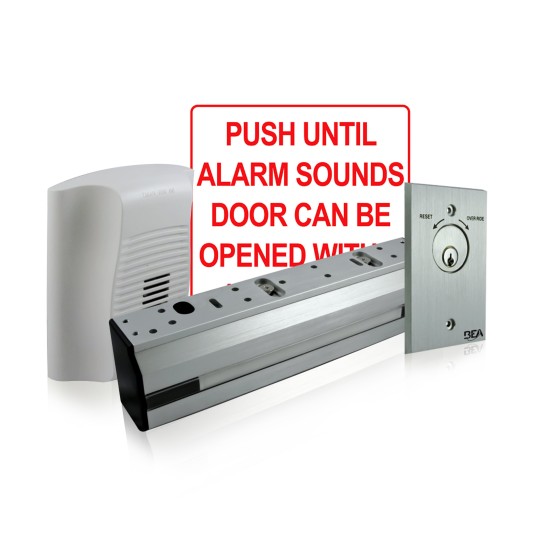 BEA Delayed Egress Maglock w/ External Siren, Keyswitch, Signage, & Mount