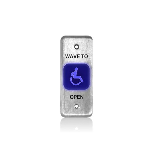 BEA Stainless Steel Touchless Magic Switch Jamb w/ Access Accessibility Logo - 10MS41-JA