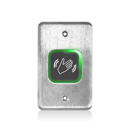 BEA Stainless Steel Touchless Magic Switch Single Gang - Hand Wave Logo Only - 10MS41-SPHL