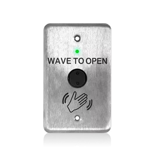 BEA 900MHz MS51W Wireless Single Gang Switch - "Wave to Open" & Hand Wave Logo - 10900MHz MS51W-S