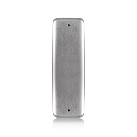 BEA Stainless Steel Push Plate Jamb w/, Plain