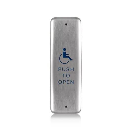 BEA Stainless Steel Push Plate Jamb w/, T & L