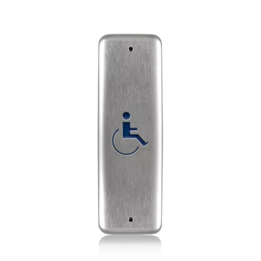 BEA Stainless Steel Push Plate Jamb w/, Logo