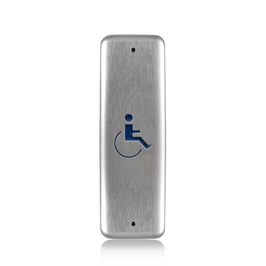 BEA Stainless Steel Push Plate Jamb w/, Logo2-Stud w/ Boot