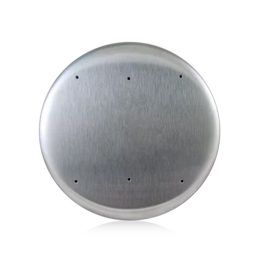 BEA Stainless Steel Push Plate 6" Round, Plain