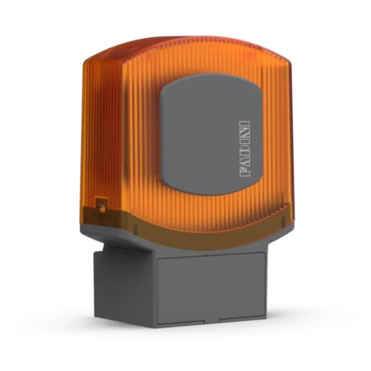 Fadini Zero L Orange Flashing Light 230 VAC 24 VAC/DC Integrated Aerial - 152OL