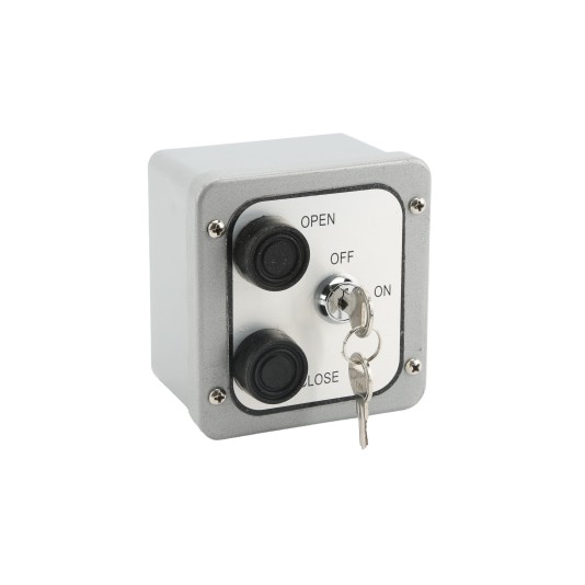 Two Button Exterior Surface Mount with Lockout Control (NEMA 4 - 6 amp @ 125-250V AC)