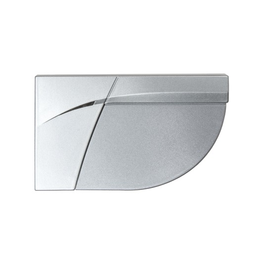 BEA LZR-Flatscan & Light Pipe Cover - Left Side (Silver) - 35-0242