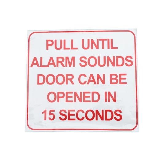 BEA Signage for Delayed Egress - 50-0336 (Default)