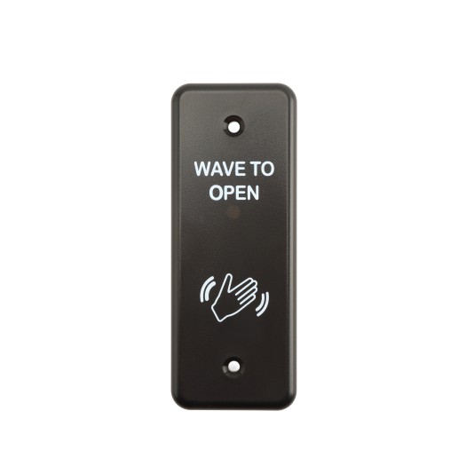 BEA MS31 Magic "Wave to Open" Actuator Jamb Faceplate (Text & Logo, Black) - 70-5825
