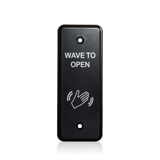 BEA MS31 Faceplate Magic Switch Jamb - Text & Hand Logo - Black - 70-5825