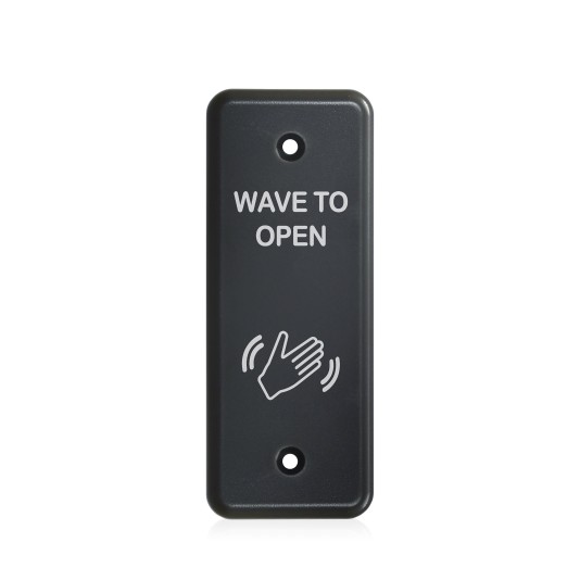 BEA MS31 Faceplate Magic Switch Jamb w/ Text & Hand Logo - Gray