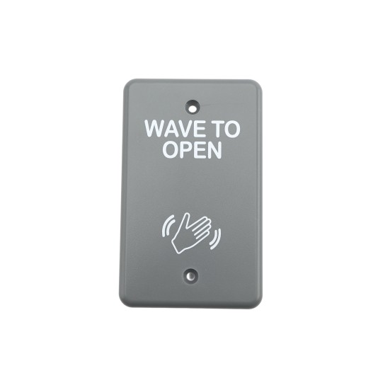 BEA MS31 Magic "Wave to Open" Single Gang Actuator Faceplate (Text & Logo, Gray) - 70-5836