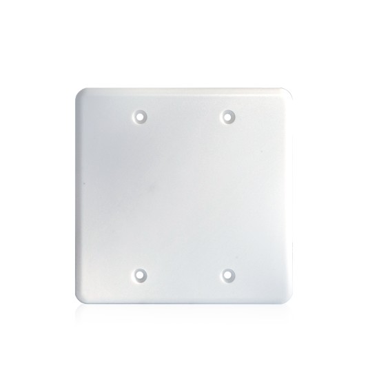 BEA MS31 Faceplate Magic Switch Double Gang Plain - White