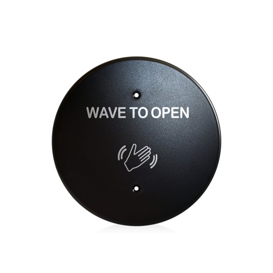 BEA MS31 Faceplate Magic Switch 6" Round Text & Hand Logo - Black