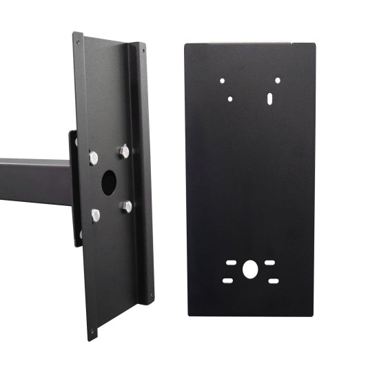 AES Architectural Panel Mounting Plate (Black) - ABK-PED-B-PLT