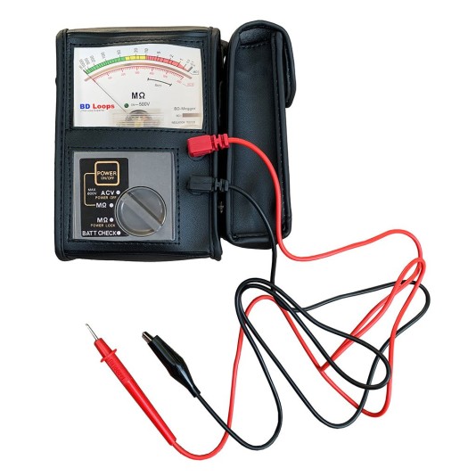 Megohmmeter for Safety Loop Installation 