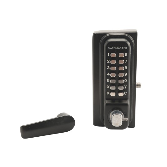 GateMaster Digital Superlock with Rapid Reset | Single-Sided Lever Handle for 40-60mm Gates, Field Reversible - BDGSRR4060