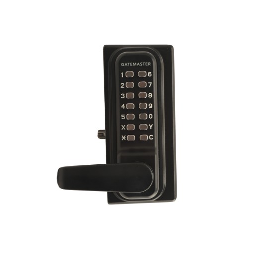GateMaster Digital Superlock with Rapid Reset | Single-Sided Quick Lever Handle for 10-30mm Gates (Field Reversible) - BQDGRR1030