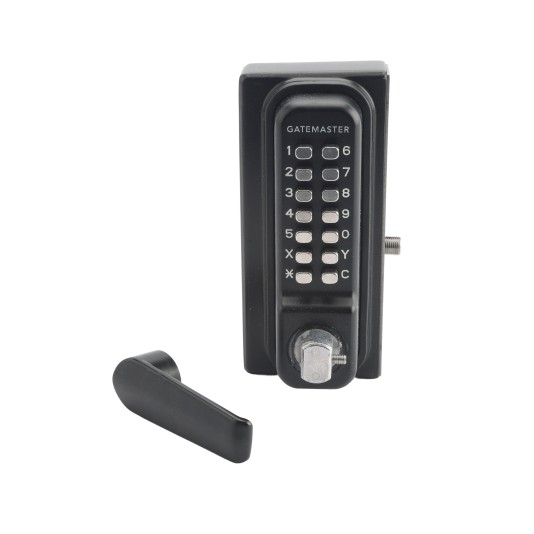 GateMaster Digital Superlock with Rapid Reset | Single-Sided Quick Lever Handle for 40-60mm Gates (Field Reversible) - BQDGRR4060