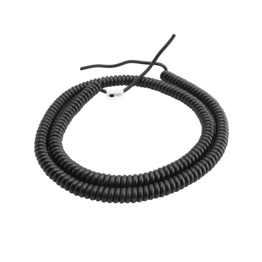 Miller Edge Coil Cord - 18 Gauge - 2 Conductor - 24 ft. Expanded - C182-24 (12 ft. C182-12B Model Shown)