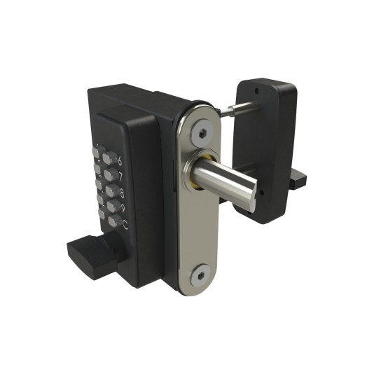 AES GateMaster Surface-Fixed Digital Lock - Left-Hand - Keypad On Both Sides - DGLWL