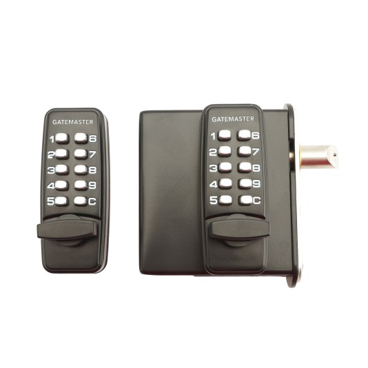 AES GateMaster Surface-Fixed Digital Lock - Right-Hand - Keypad On Both Sides - DGLWR