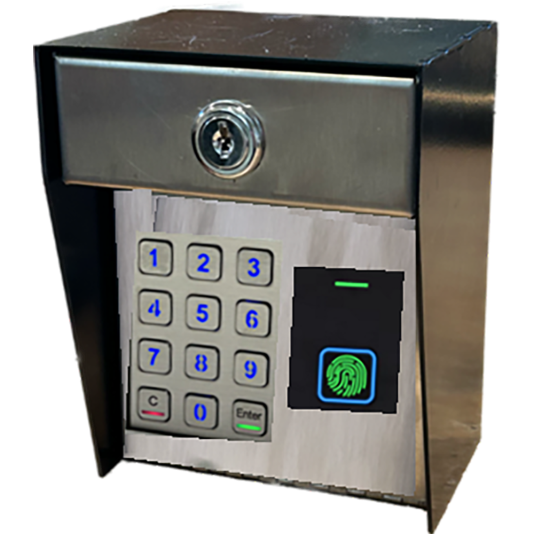 Access One 2000 Capacity Digital Lock Card Reader w/ Finger Print Reader - DL2000-FP 