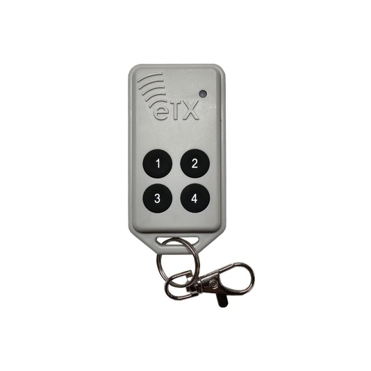 AES 4 Button Transmitter Key Ring - E-TX