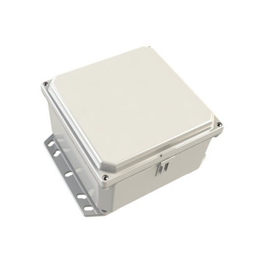 ESI PolyGuard Polycarbonate Flange Mount Junction Box with Opaque Cover (6"x6"x4") - PCO60604JOSB