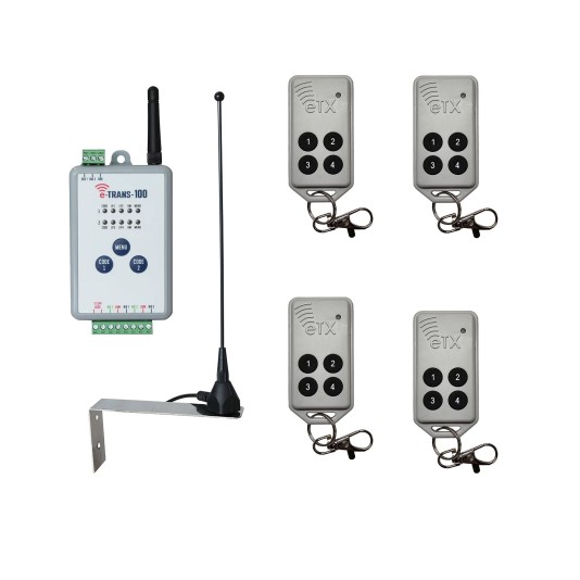 E-Trans 100 Transceiver with 4x E-TX and 1x ANT-12 