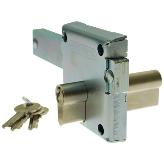 AES Gatemaster Screw-Fixed Lock for Gates Up to 60mm Thick (Keyed Alike) - GLB02KA