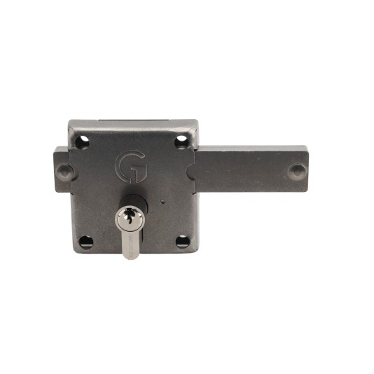 AES Gatemaster Screw-Fixed Lock for Gates Up to 60mm Thick (Keyed Alike) - GLB02KA