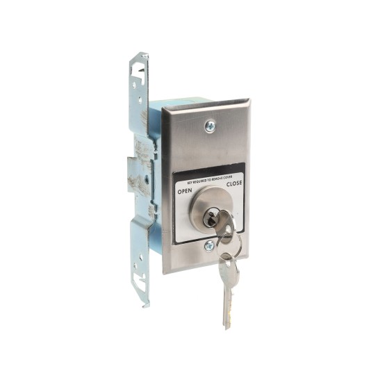 Flush Mount Tamperproof Open-Close Keyswitch - MMTC HBFT