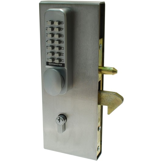 AES Gatemaster 30mm (1-1/4") Hook & Digital Lock Kit Single Sided Keypad