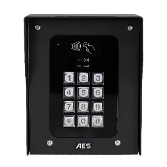 AES KeyCell Series Auxiliary Keypad & Proximity Reader Panel (Pedestal Mount) - KEY-AUX-PBPK-US