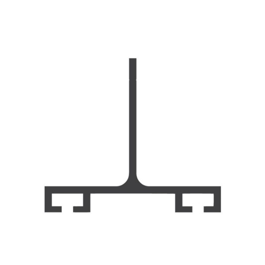 Miller Edge T-Shaped Mounting Channel for ME123 Gate Sensing Edge