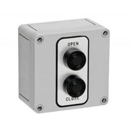 Two Button Surface Mounted Corrosive Resistant Control Station (NEMA 4X - 6 amp @ 125/250V AC) - MMTC 2B4X