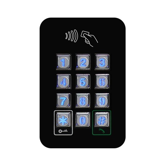 AES Illuminated Keypad and Prox for Multi Button - MOD-MULTI-PX-KP