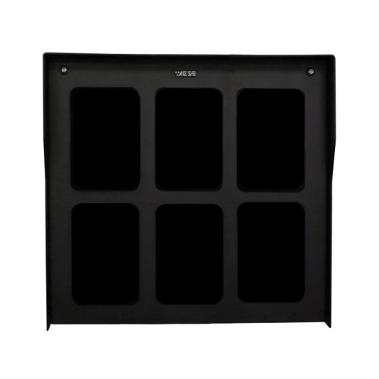 2 x 3 Module Assembled Pedestal w/ Back Box & Mounting Plate (Default)