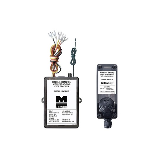 Miller Edge Single Channel Wireless Transmitter with Low-Battery Alarm