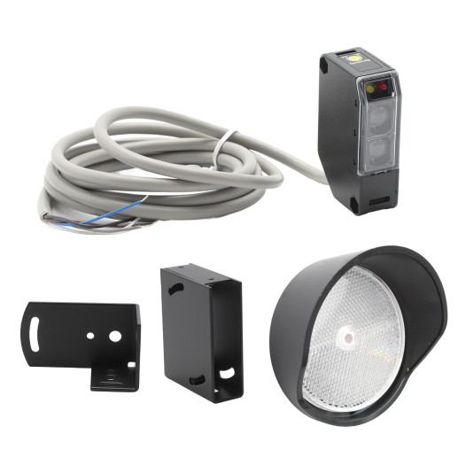 EMX Retroreflective Photoeye Kit - NIR-50-KIT-SENSOR-REFLECTOR-HOOD (Default)