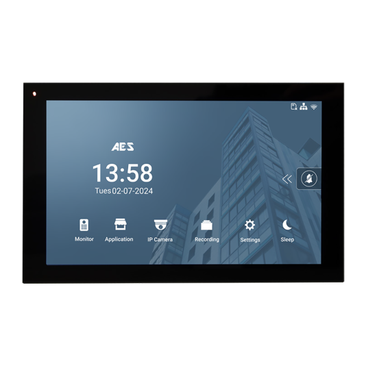 AES Touch Monitor with Android for Video Intercom Systems - OPYN-MON