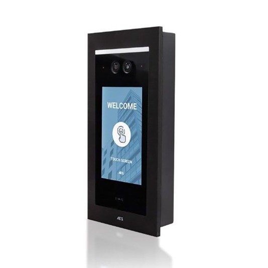 AES Multi Resident IP Video Callbox with Touchscreen & 4G Cellular Module (Flush Mounted, Powder Coated) - OPYN-MULTI-4G-FB-US